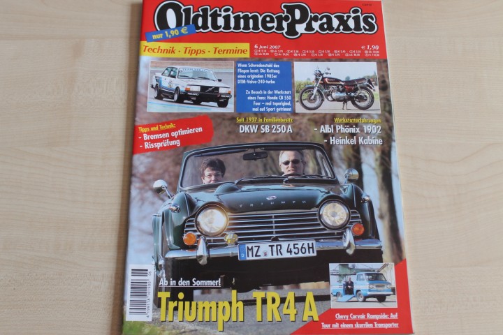 Deckblatt Oldtimer Praxis (06/2007)